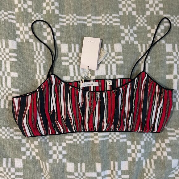 Doen Amora top in montecito stripe, Medium, New - Picture 4 of 8